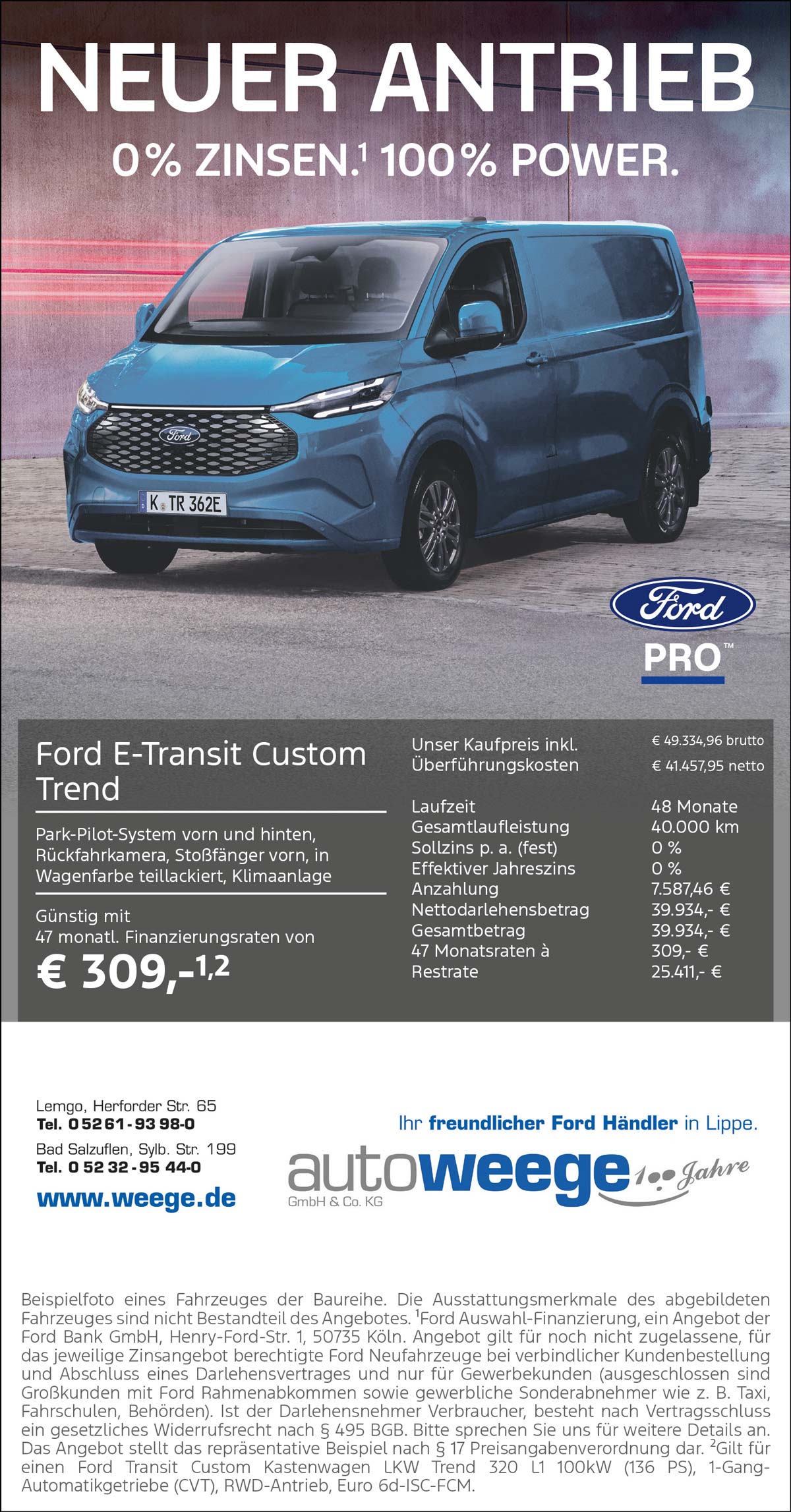 Luxus Ford Weege Lemgo Ebenbildnull